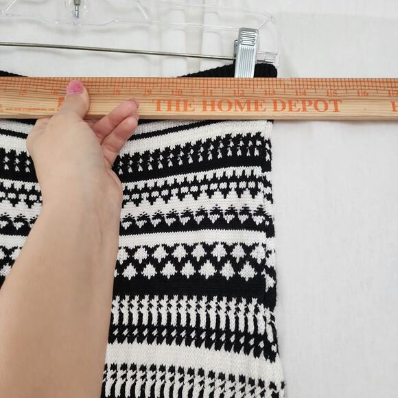 Rachel Zoe crochet maxi Skirt black white Size XS NWT boho festival oldmoney - Picture 4 of 8